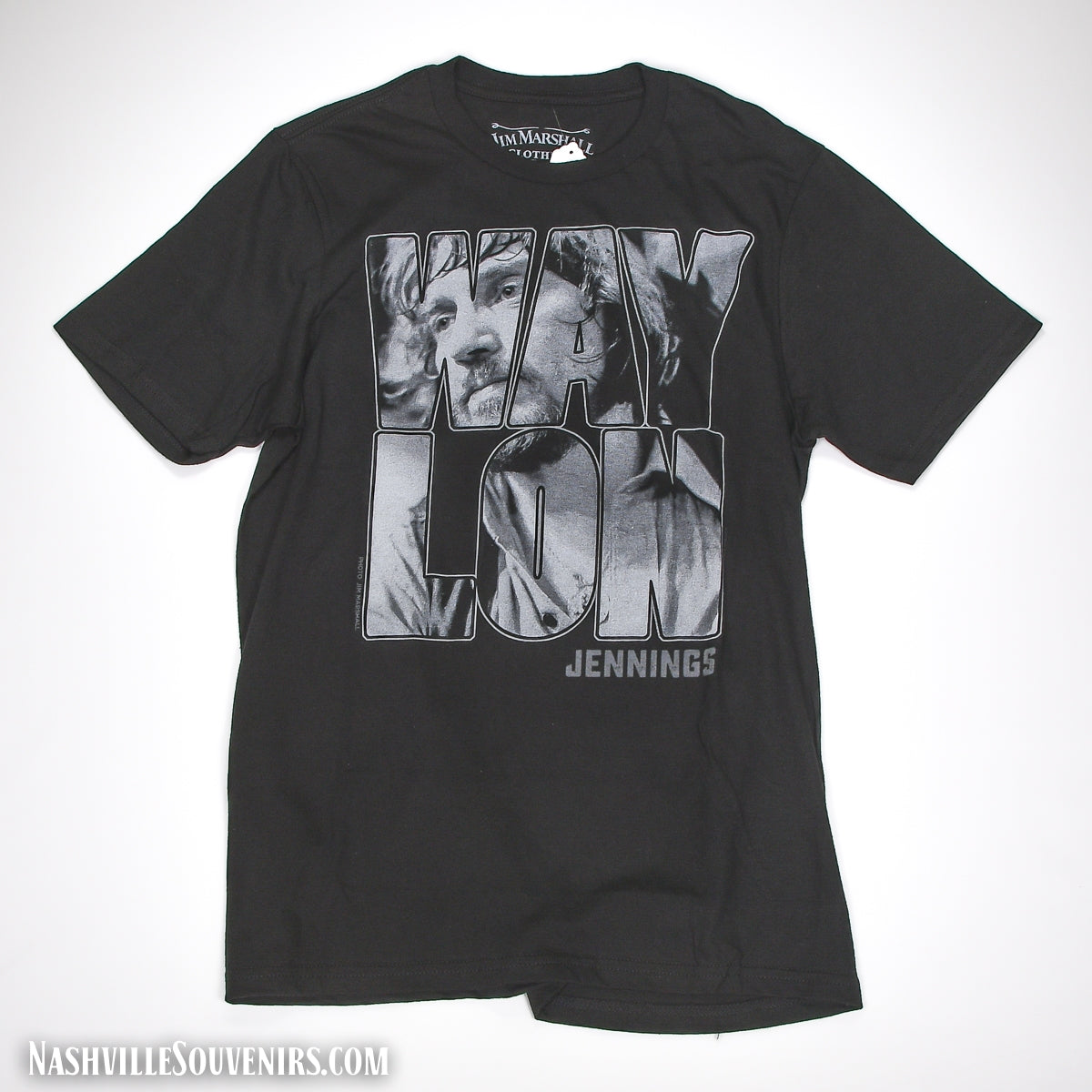 Waylon Jennings T-Shirt "Waylon" Photo and Logo