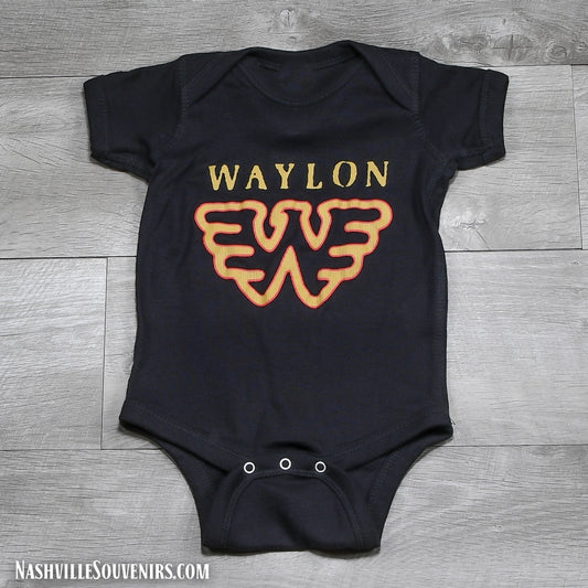 Waylon Jennings Onesie "Waylon Flying W" Onesie