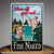 Show off your Rod, Fish Naked! Tin Sign