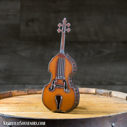 Miniature Metal Replica Upright Bass Fiddle