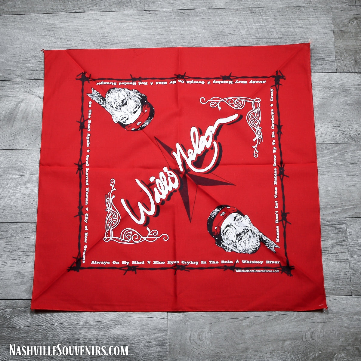 Brand new Willie Nelson Red Bandana