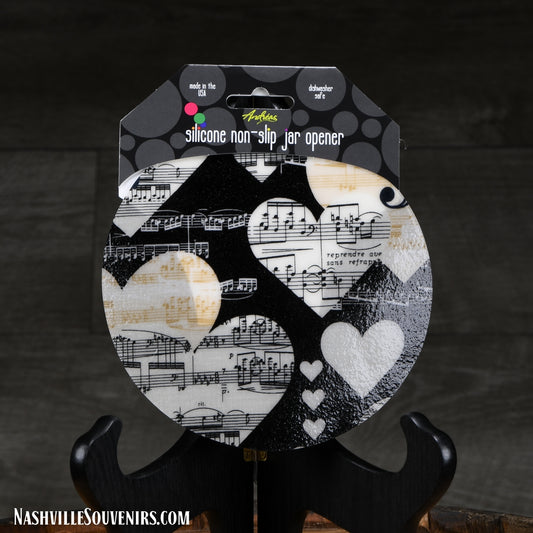 Heart and Music Notes Jar Opener