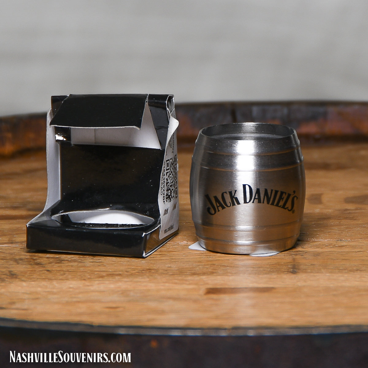 Officially licensed Jack Daniels 1 oz Barrel shot.  FREE SHIPPING on all US orders over $75!