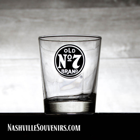 Officially licensed Jack Daniels "Old No7 Brand" Event Rocks Glass. This DOF glass stands 4" high and holds 10 ounces of that great Jack Daniel's Black Label Tennessee whiskey. It makes a great gift for Jack Daniels fans everywhere.