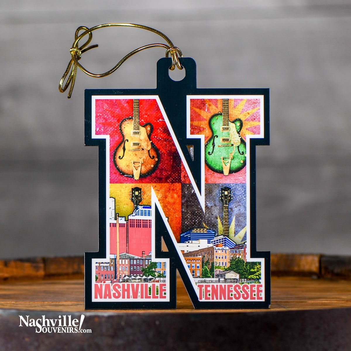 Nashville Tennessee Letter Ornament