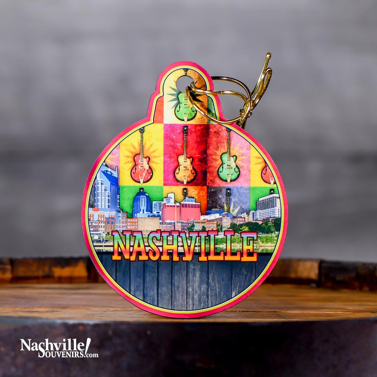 Round Nashville Ornament