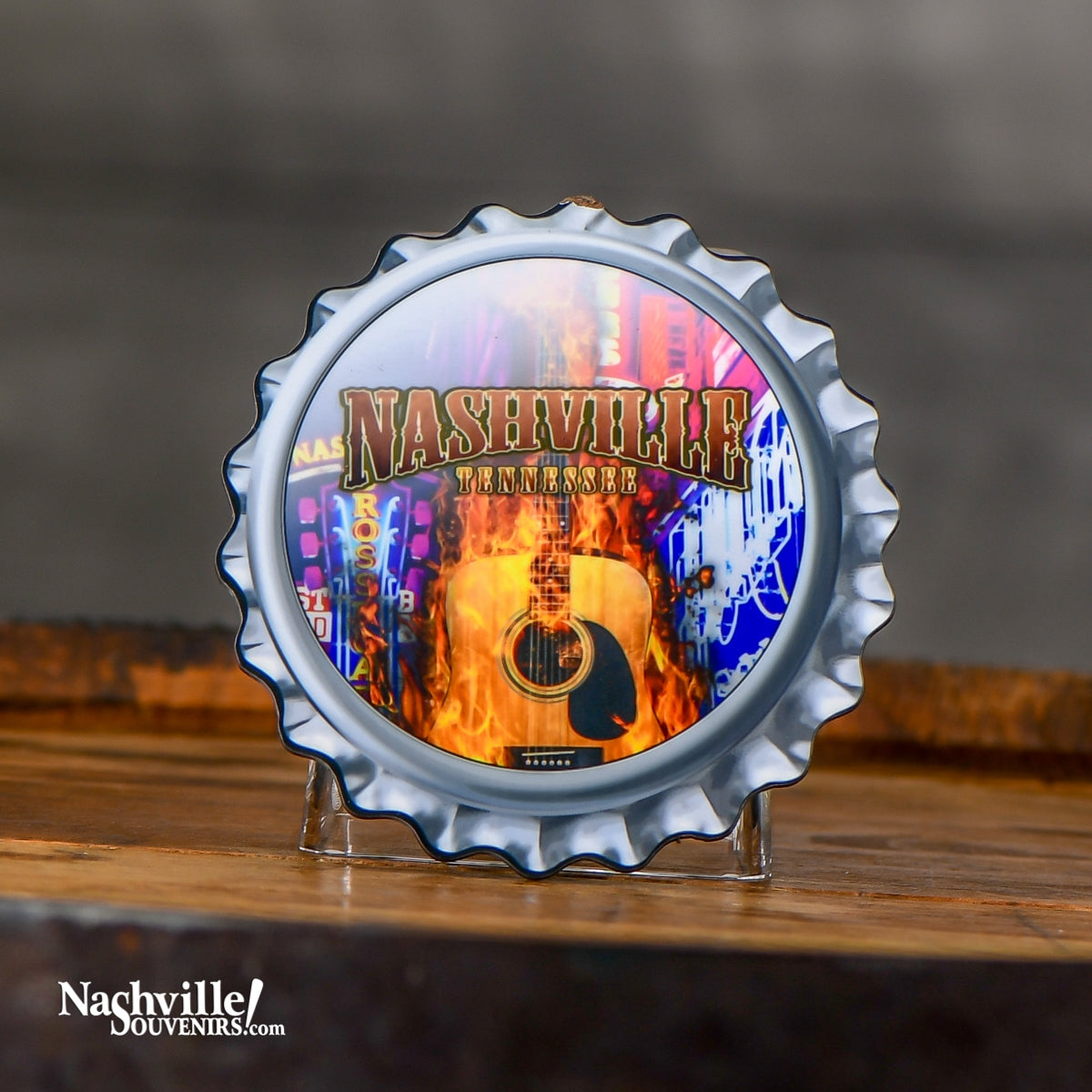 Nashville Bottle Cap Magnet