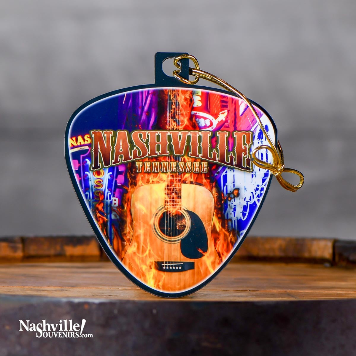 Nashville Guitar Pick Ornament