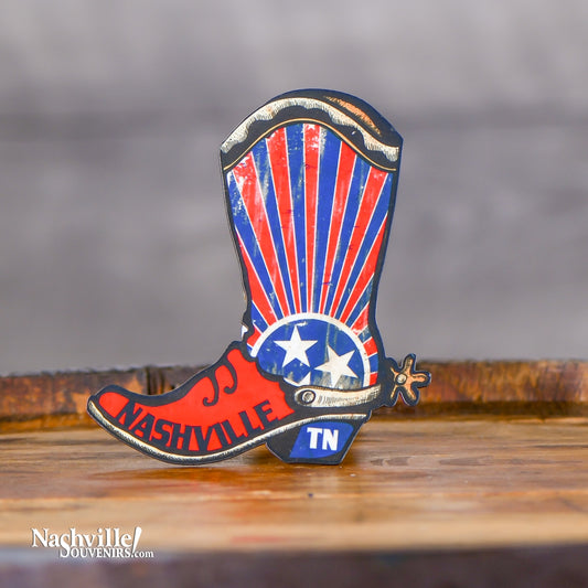 Nashville TN Cowboy Boot Magnet