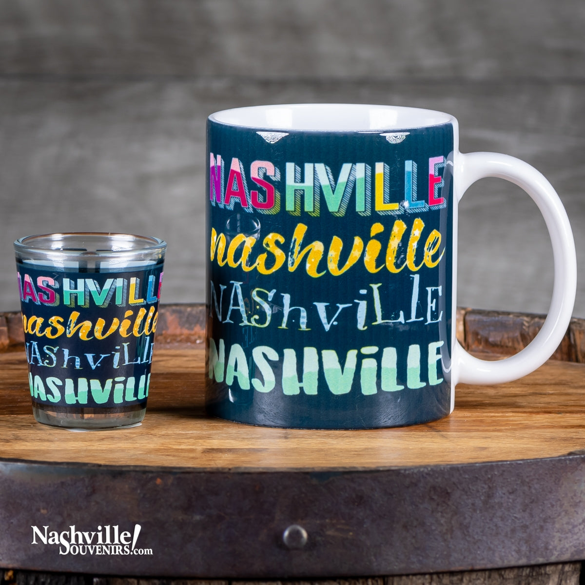 Nashville Coffee Mug and Shot Glass Gift Set