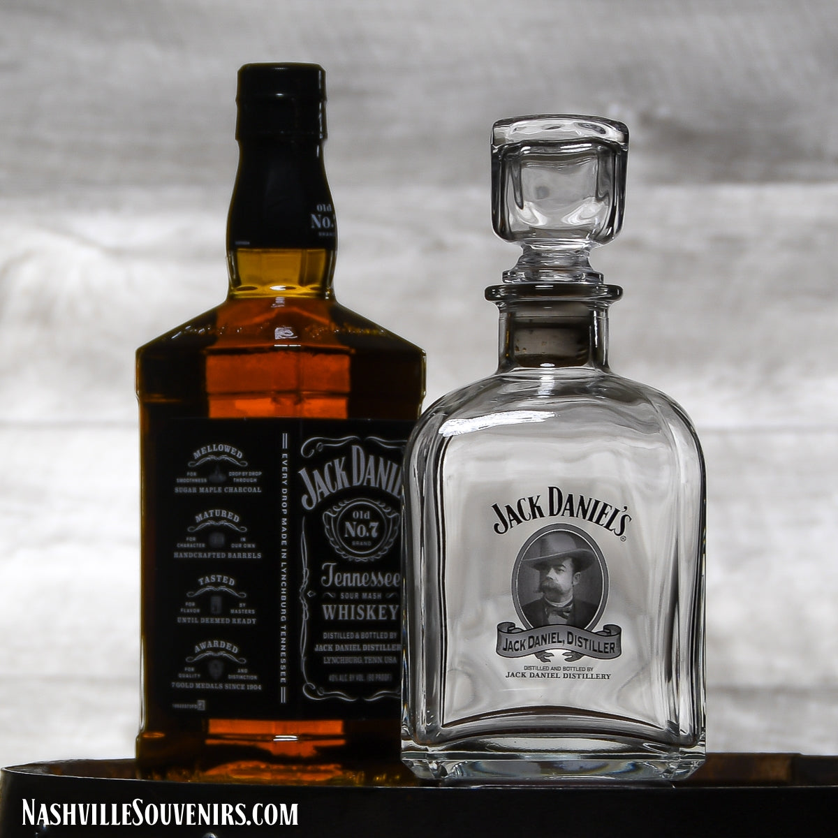 Show your friends what real class looks like, pour from a licensed Jack Daniels Decanter featuring "Jack Lives Here" Logo. And as a bonus you'll get FREE SHIPPING on all US orders over $75!