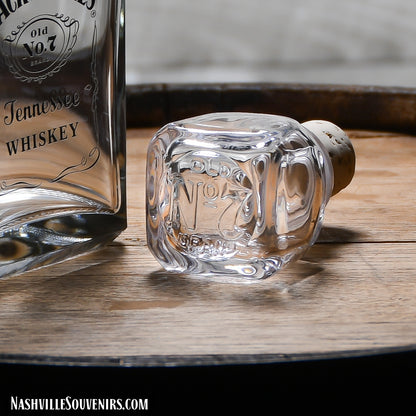 Jack Daniels Decanter with Bottle Label Logo
