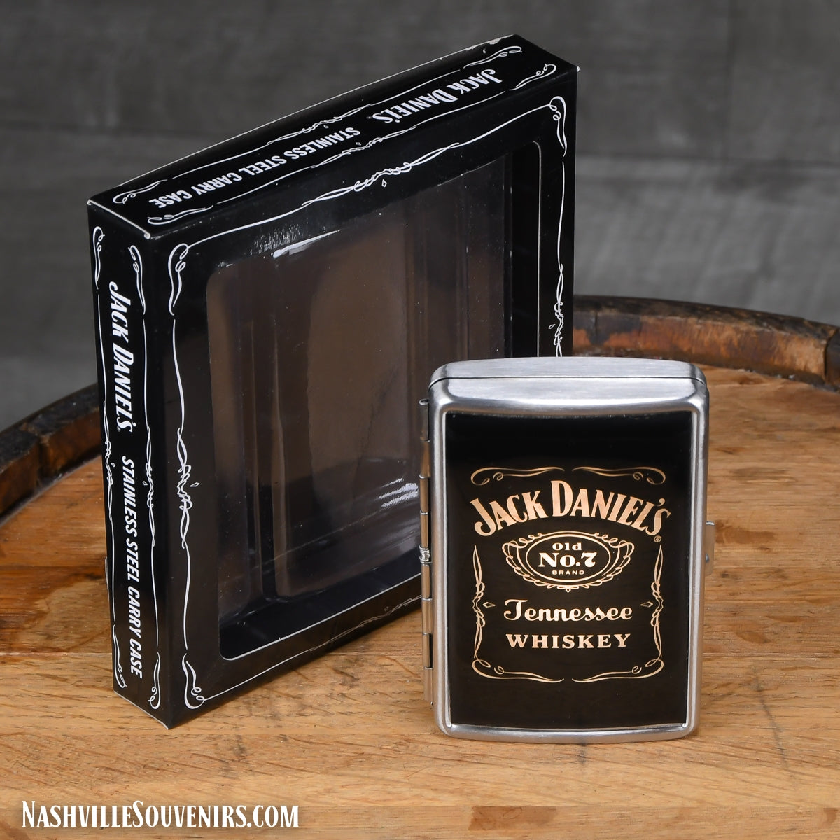 Officially licensed Jack Daniels Stainless Steel Carry Case. Get yours today with FREE SHIPPING on all US orders over $75!