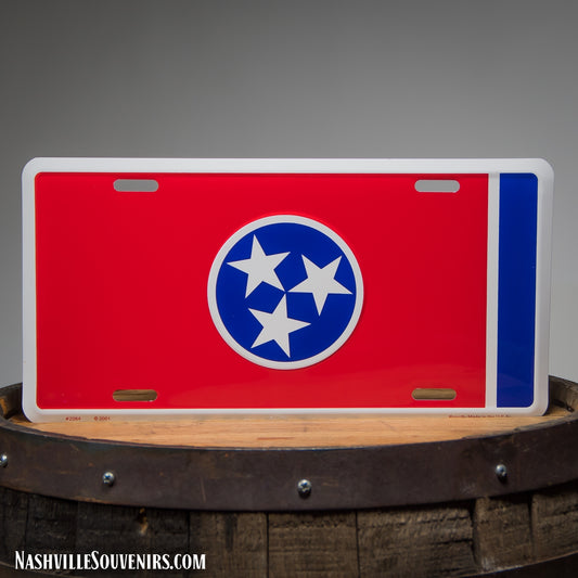 Tennessee Tri Star License Plate