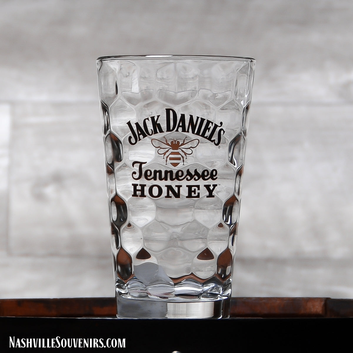 Officially licensed Jack Daniels Tennessee Honey Mixing Glass. Get yours today with FREE SHIPPING on all US orders over $75!