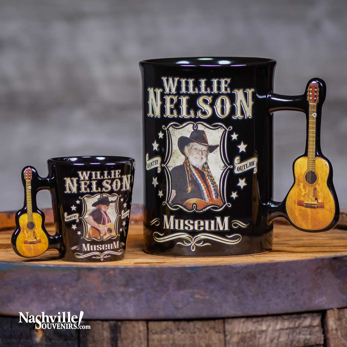 Willie Nelson "Trigger" Mug and Shot Glass Combo