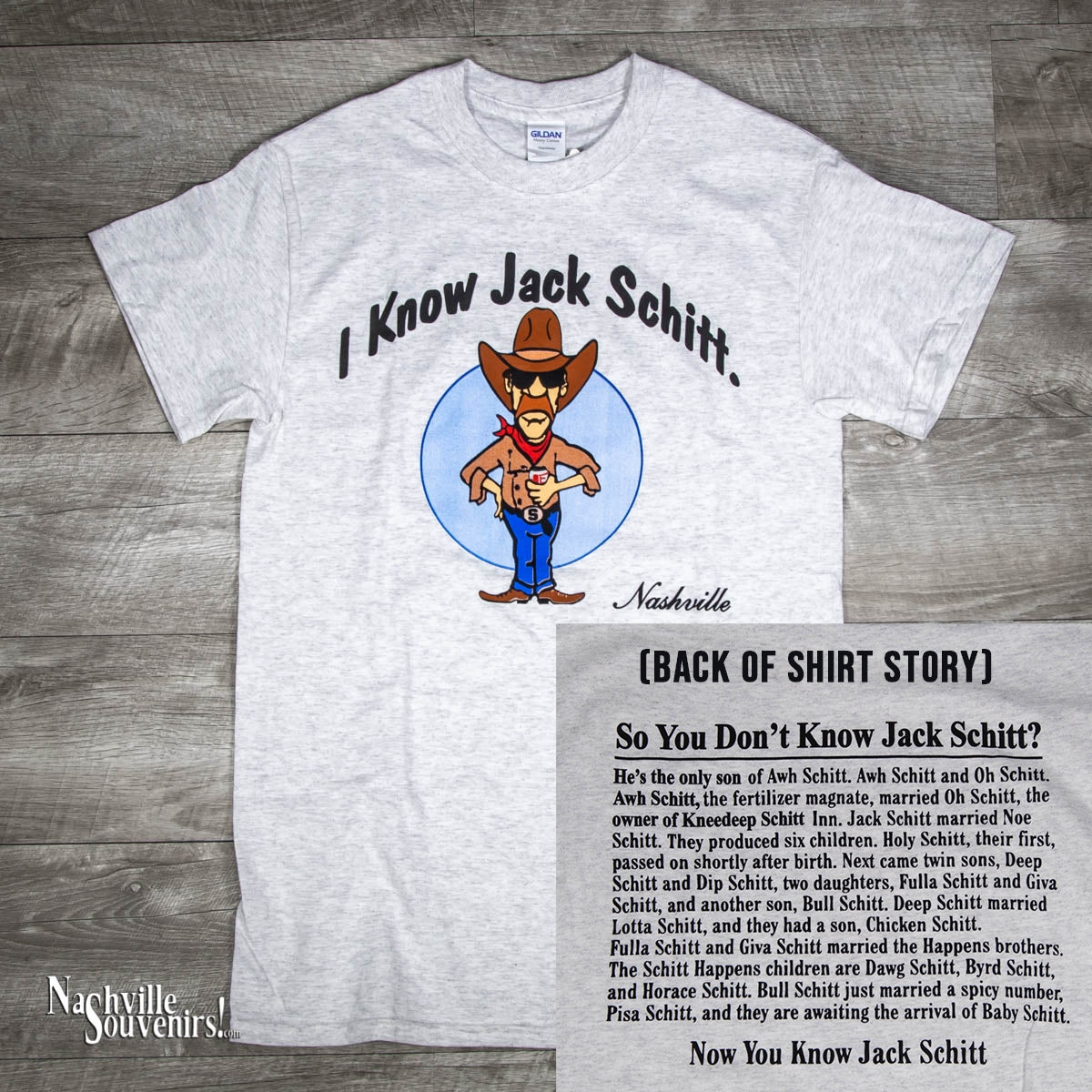 "I know Jack Schitt" Nashville Tee