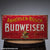 Budweiser Bottled at the Brewery Tin Sign