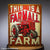 This is a Farmall Farm Tin Sign