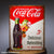 Drink Coca Cola Delicious Refreshing in Bottles Tin Sign