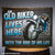 An Old Biker Lives Here with the Ride of His Life Tin Sign