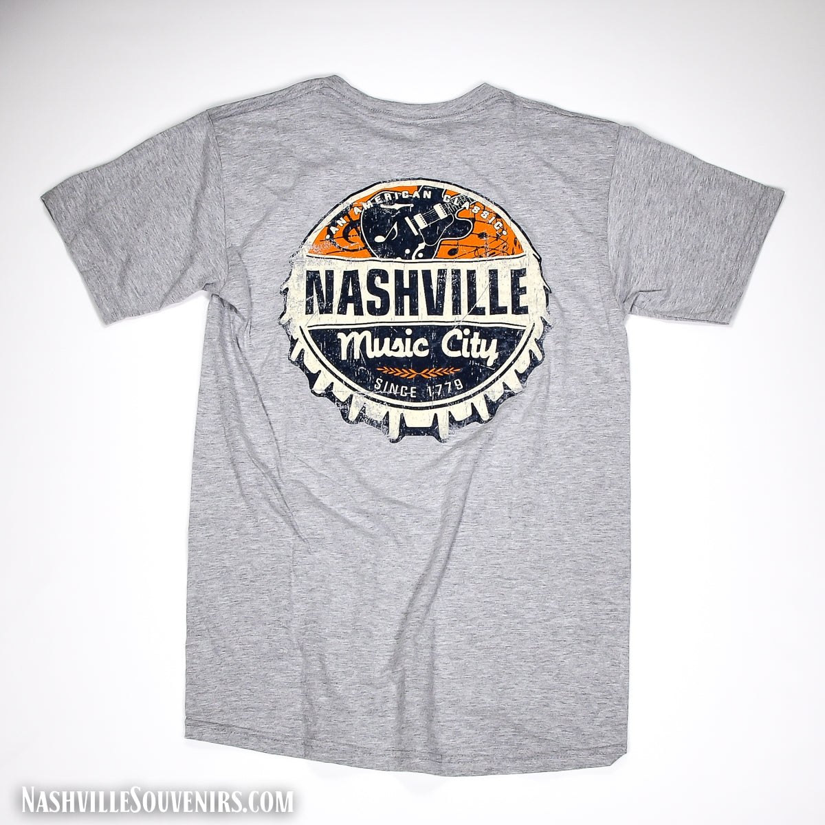 Nashville Music City Bottle Cap Tee
