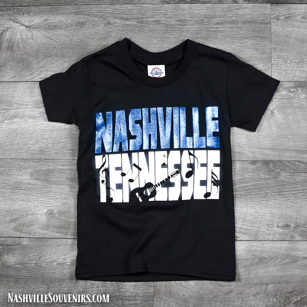 Nashville Tennessee Reflective Nashville Youth T-Shirt