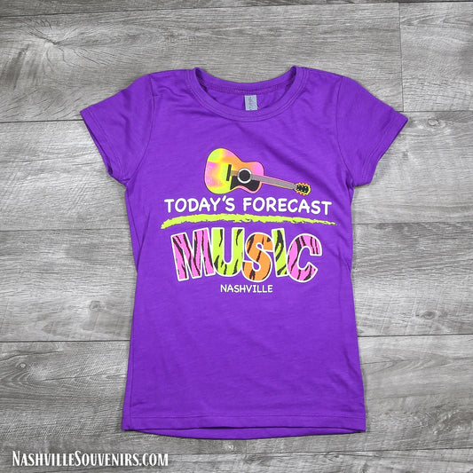 Today's Forecast Music Nashville Youth T-Shirt