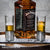 This JD Old No.7 metal barrel shooter set is a "must have" addition for your Jack Daniel's barware collection. The metal barrel shooter glasses are custom tooled and shaped like the famous whiskey barrels. In the center of the barrel you'll find the famous Old No.7 Brand logo. The shooter glasses hold 2 ounces of that great Tennessee Whiskey.
