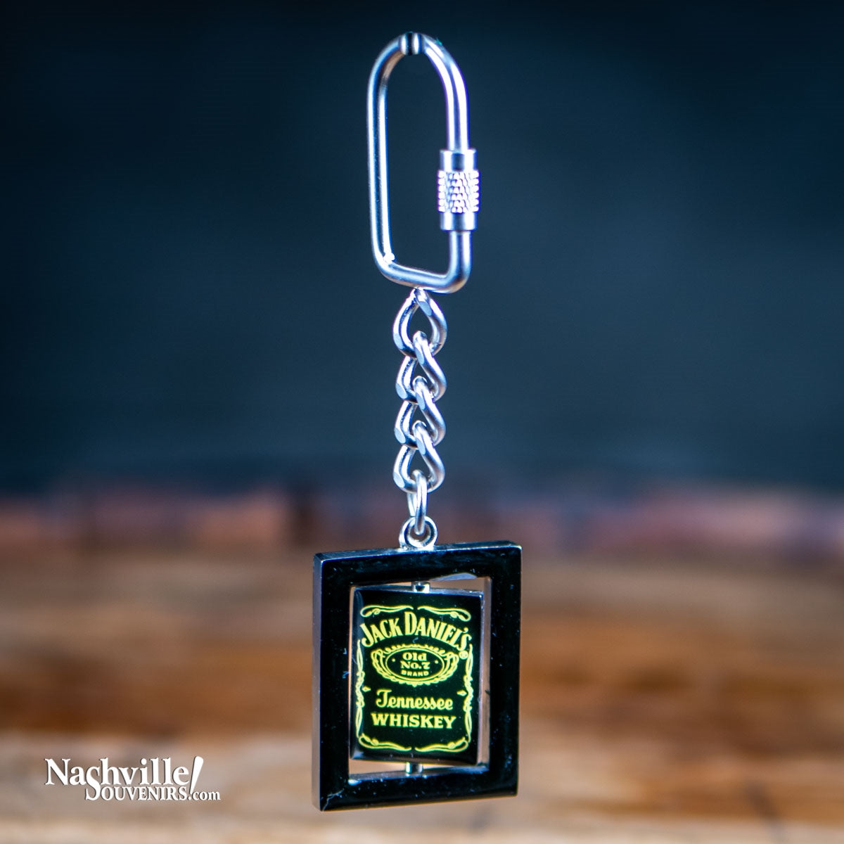 Let Jack Daniel's help you locate your keys with this great vintage Jack Daniel's keychain. Made of heavy metal and is approximately 4 3/4" long and features the JD bottle label logo.