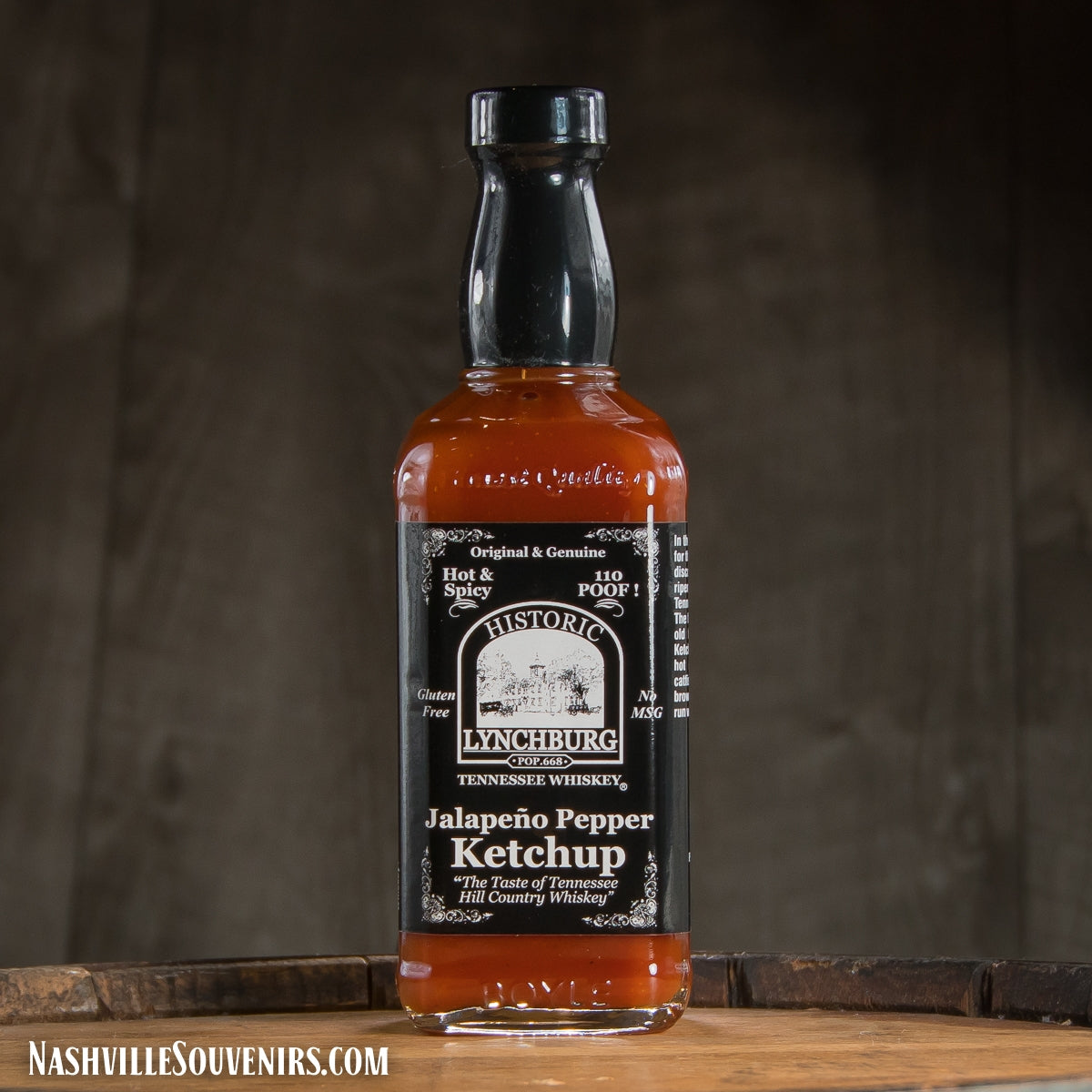 Jack up those fries with some Historic Lynchburg Jalapeno Pepper Ketchup that's made with real Jack Daniels Black Label whiskey. FREE SHIPPING on all US orders over $75!
