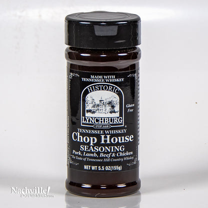 Buy Historic Lynchburg Chop House Seasoning containing real Jack Daniels Tennessee whiskey. FREE SHIPPING on all US orders over $75!