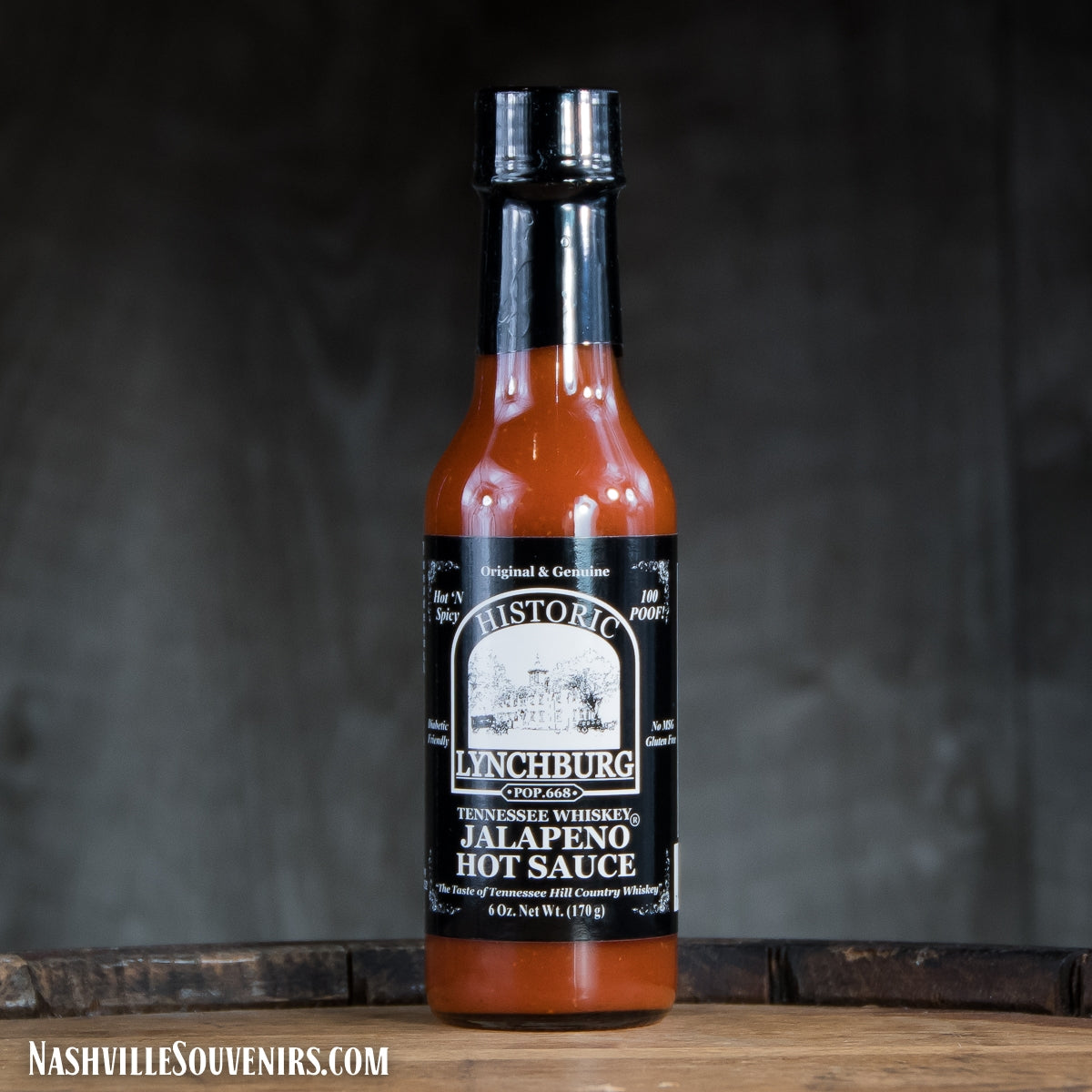 Wow! This Historic Lynchburg Jalapeno Hot Sauce is the real thing made in the hills of Tennessee.  FREE SHIPPING on all US orders over $75!