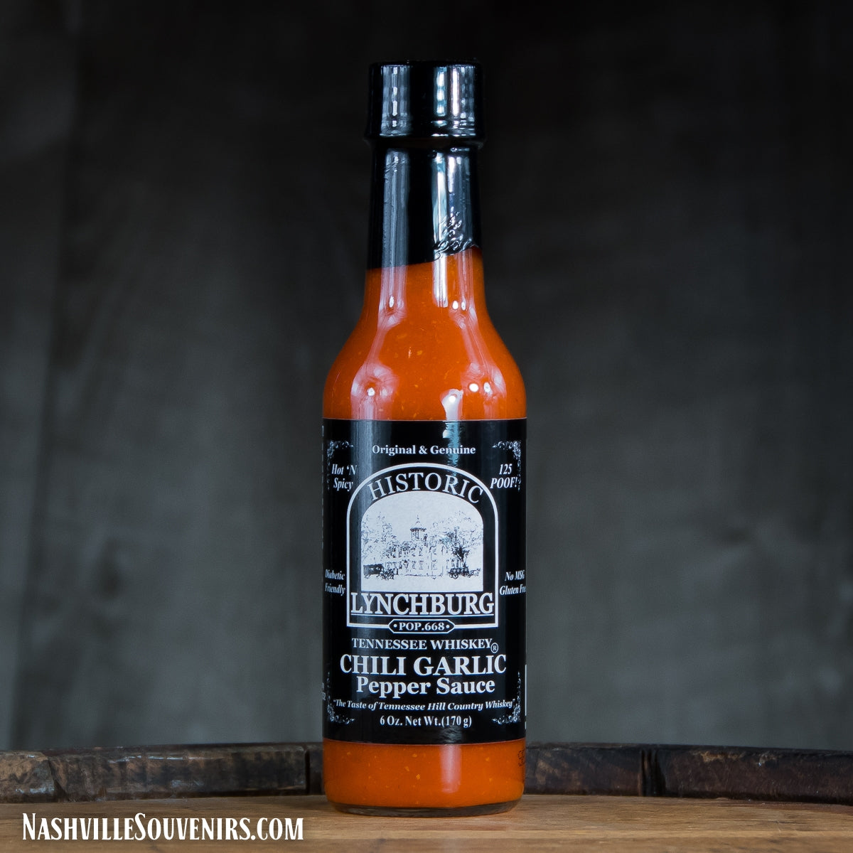 Wow! This Historic Lynchburg Chili Garlic Pepper sauce is hot - but oh so good! FREE SHIPPING on all US orders over $75!