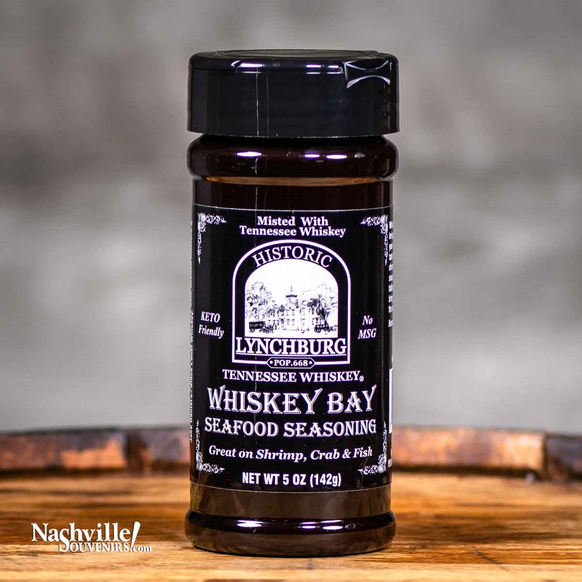 "Jack Up" your spice rack with this great new Historic Lynchburg Whiskey Bay Seasoning containing real Jack Daniels Black Label whiskey. Do your seafood right! FREE SHIPPING on all US orders over $75!