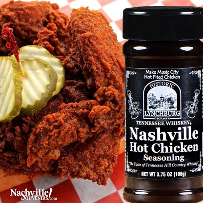 Fire up the grill and your tastebuds with the brand new  Historic Lynchburg Nashville Hot Chicken Seasoning containing real Jack Daniels Black Label whiskey. Nashville Hot Chicken done Jack Daniels style! FREE SHIPPING on all US orders over $75!