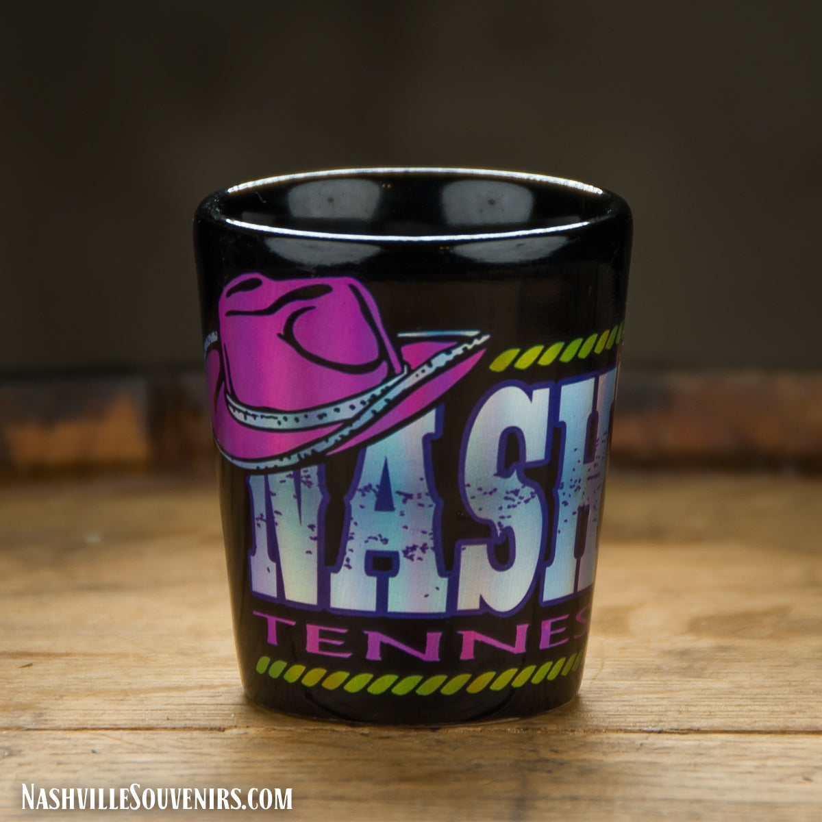Nashville Tennessee Shot Glass with Hat and Boots