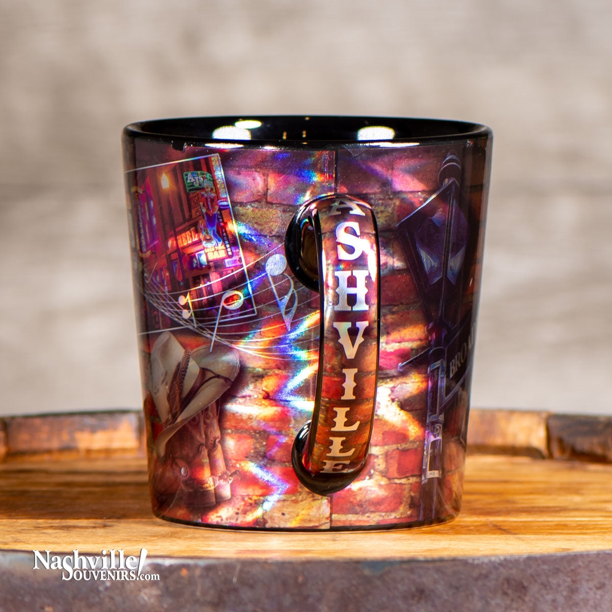 Multi Color Music City Mug