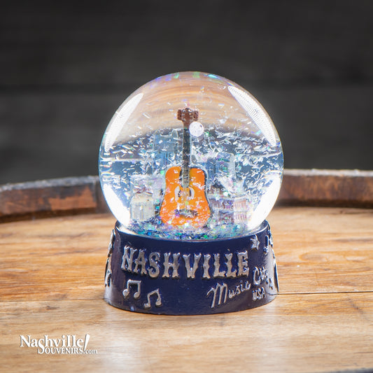 Nashville Music City USA Snow Globe