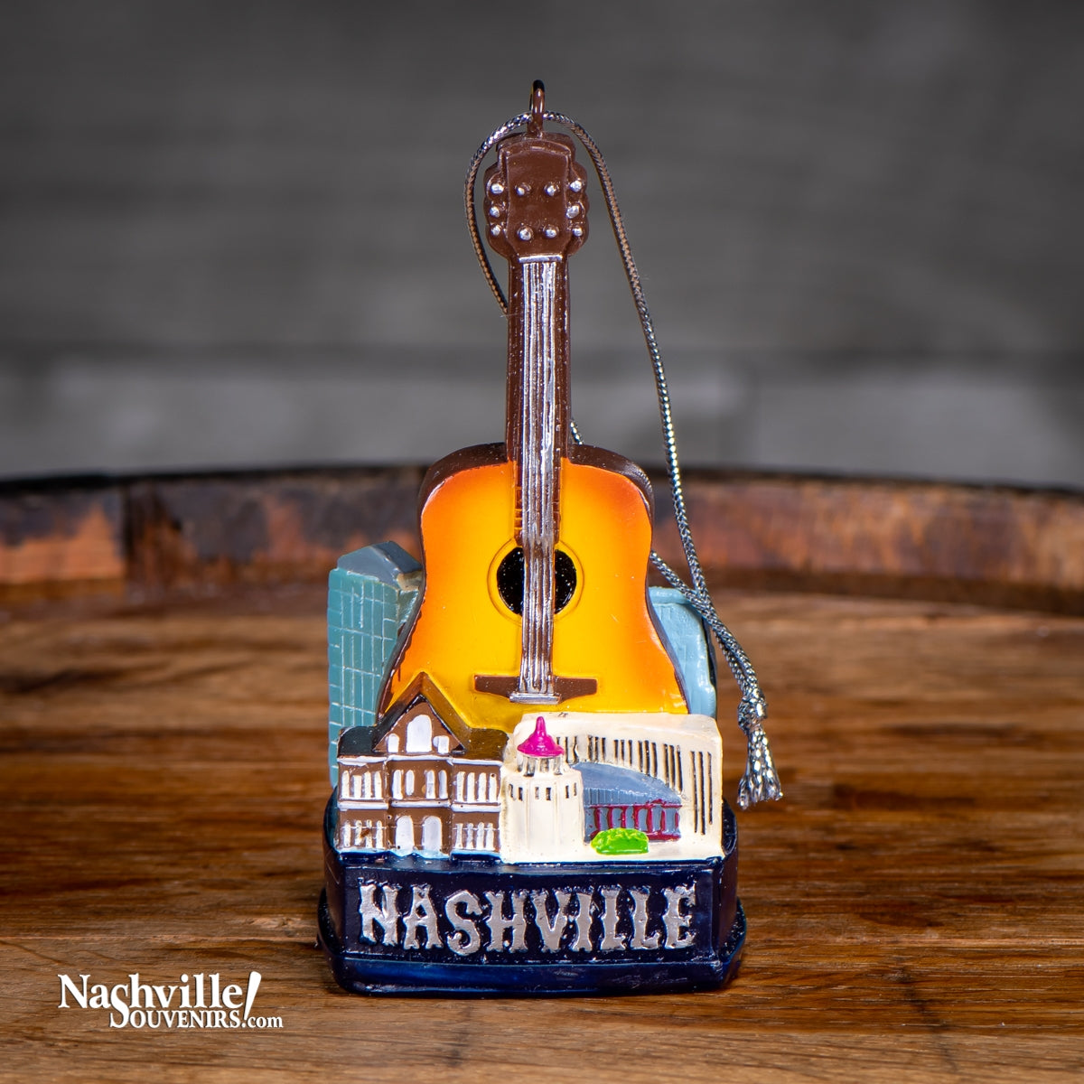 Nashville Landmarks Clay Ornament