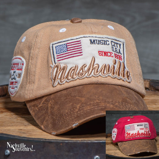 Embroidered Nashville Hat