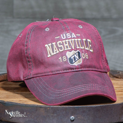 Embroidered Canvas Nashville Hat