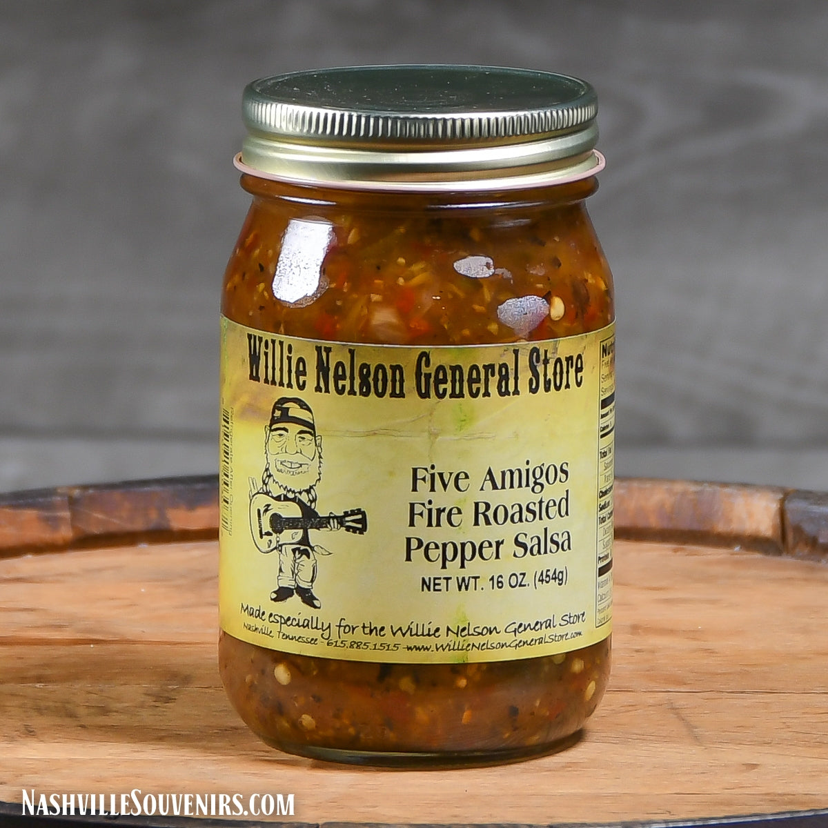 Willie Nelson General Store Five Amigos Fire Roasted Pepper Salsa