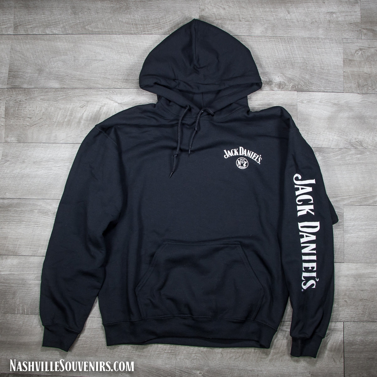 Officially licensed Jack Daniels Old No.7 Brand Hoodie. Get yours with FREE SHIPPING on all US orders over $75!