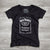 Officially licensed Jack Daniels Women's V-Neck T-Shirt with Bottle label in black. Get yours today with FREE SHIPPING on all US orders over $75!