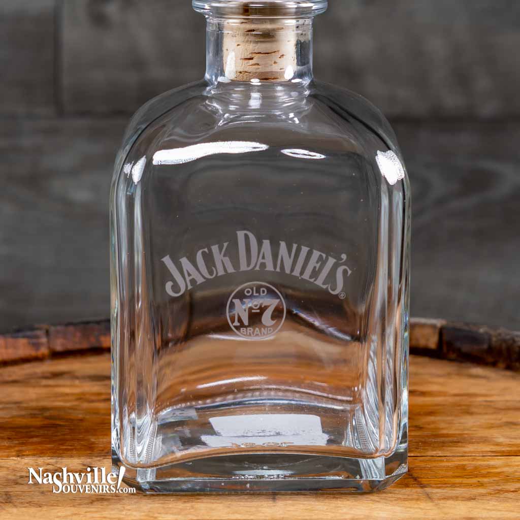 Collectible Jack Daniels Decanter with etched 