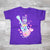 Our new design toddler "This Girl Loves Music Nashville" T-Shirt features a colorful, glittery logo that includes a multicolor guitar surrounded by hearts in purple color.