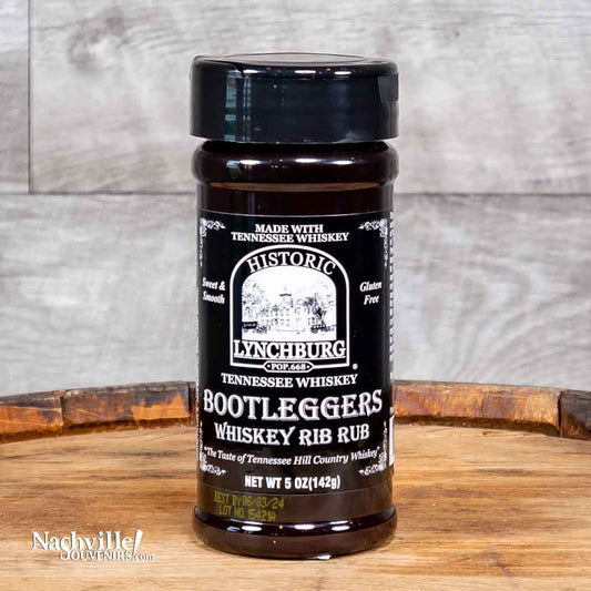 Finally, it's here! Historic Lynchburg's  Bootleggers Whiskey Rib Rub done Jack Daniel's Style!  This brand new (and long awaited) flavor takes the old style rib rubs and kicks it up a notch by adding real Jack Daniel's Tennessee whiskey.