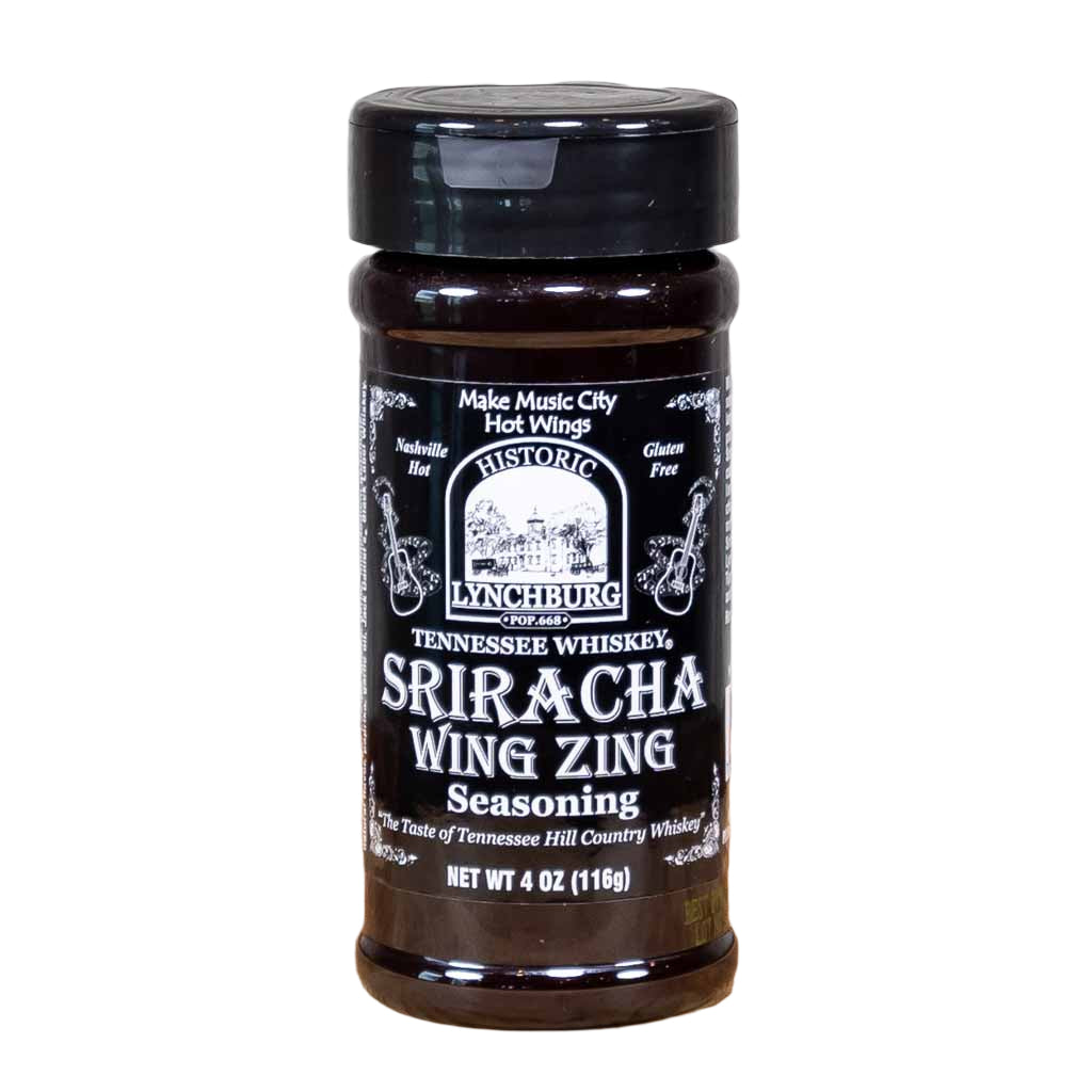 You've got to try this new Historic Lynchburg Sriracha Wing Zing Seasoning on your next batch of hot wings.  This great Lynchburg wing seasoning is the start to creating your own version of a winged masterpiece when you add this little secret weapon!