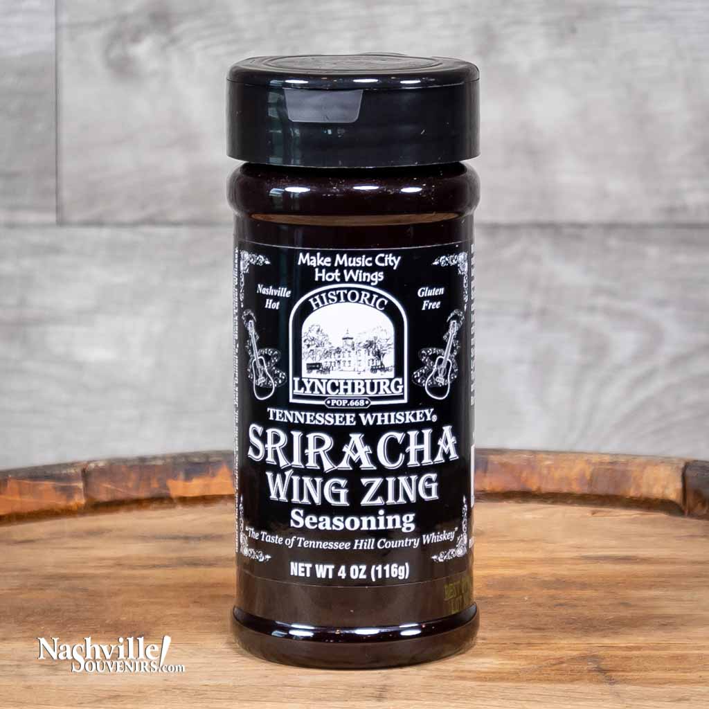 You've got to try this new Historic Lynchburg Sriracha Wing Zing Seasoning on your next batch of hot wings.  This great Lynchburg wing seasoning is the start to creating your own version of a winged masterpiece when you add this little secret weapon!